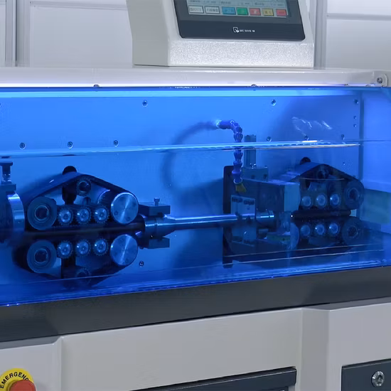 New Energy Computerized Cutting and Stripping Machine for 70mm2 Wire with One Winding Unit